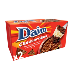 DAIM Dessert cheesecake à la vanille et au chocolat