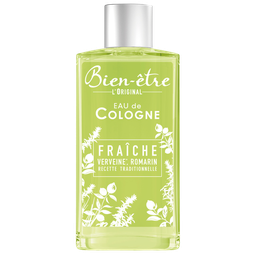 BIEN-ETRE Eau de cologne Femme Fraîche Verveine et Romarin BIEN ETRE