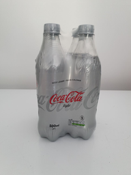 COCA COLA Coca-cola boisson gazeuse aux extraits végétaux light sans sucres : 4 50cl