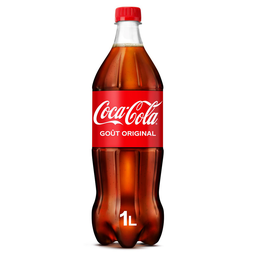 COCA-COLA soda à base de cola goût original : 1l