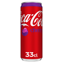 COCA-COLA Boisson gazeuse aux extraits végétaux arome cerise 33cl