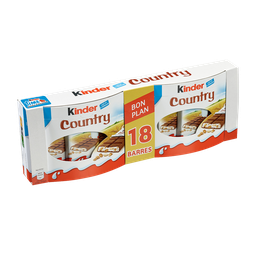 Kinder Country Barres Chocolatées Céréales Soufflées 18 Barres 420G