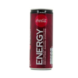 COCA-COLA boisson énergisante sans sucres: la canette de 25cl