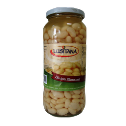 LUSITANA Alubias blancas cocidas 570 g