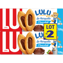 LU Bolachas de chocolate e avelã Lulu 2 x 120 g