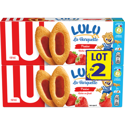 LU Lulu biscuits à la fraise fraîcheur 2 x 120 g