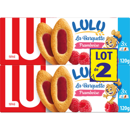 LU Lulu à la framboise fraîcheur 2 x 120 g