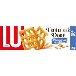 LU Biscuits Feuilleté Doré 125 g