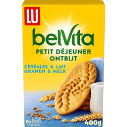 LU Biscuits petit déjeuner céréales et lait Belvita