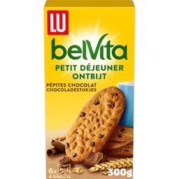 LU Biscuits petit déjeuner aux pépites de chocolat Original Belvita