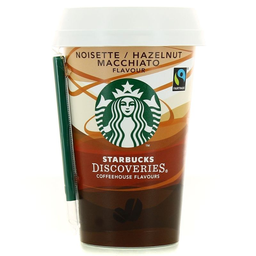 STARBUCKS Boisson lactée café noisette Macchiato 220 ml