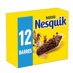 NESQUIK Barres de céréales avec du lait 12 barres 12x25g