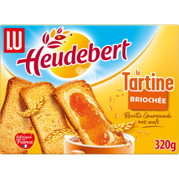 HEUDEBERT Tostadas de pan brioche 320 g