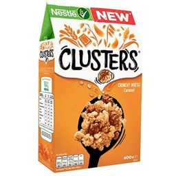 NESTLE clusters céréales caramel 400g