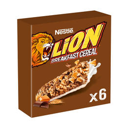 LION Barres de céréales petit déjeuner 6 barres 6x25g