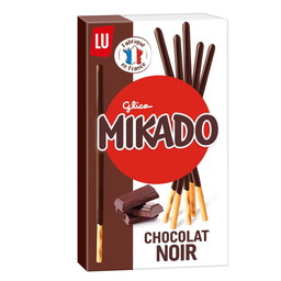 LU Mikado Biscuits bâtonnets nappés au chocolat noir 90 g