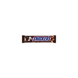 SNICKERS Barre chocolatée fourrée cacahuètes et caramel DUO 75 g