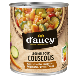 D'AUCY Verduras para cuscús receta oriental 800 g