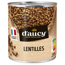 D'AUCY Lentejas preparadas 530 g