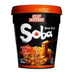 NISSIN Nouilles Instantanées Saveur Bœuf Sukiyaki Soba 89 g
