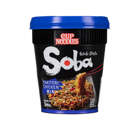 NISSIN Cup nouilles instantanées saveur poulet yakitori prêt en 3 min 1 personne 89 g