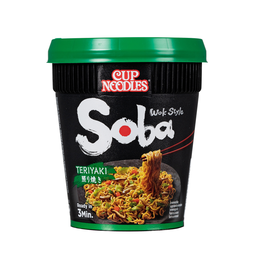 NISSIN Cup nouilles soba instantanées Teriyaki 1 personne 90 g
