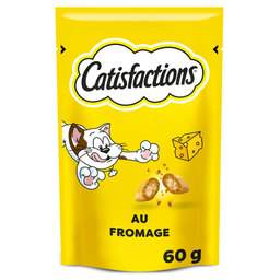 CATISFACTIONS Premios de queso para gato y gatito 60 g