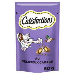 CATISFACTIONS Premios para gato y gatito al pato 60 g
