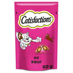 CATISFACTIONS Premios para gato y gatito de buey 60 g