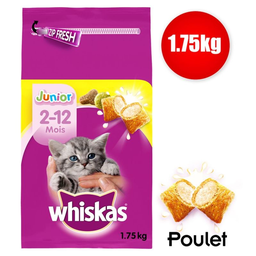 WHISKAS Junior Frango 1,75 kg