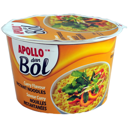 APOLLO Nouilles Instantanées Saveur Curry Dan Bol