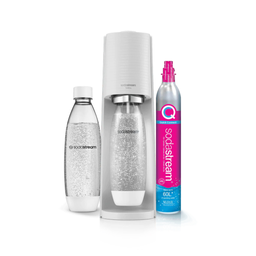 SODASTREAM Machine à eau pétillante TERRA + 1 bouteille blanche 1l