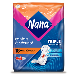 NANA Serviettes hygiéniques maxi Normal x18