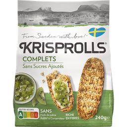 KRISPROLLS Pains Complets Sans Sucres Ajoutés