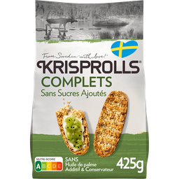 KRISPROLLS Pains Complets Sans Sucres Ajoutés