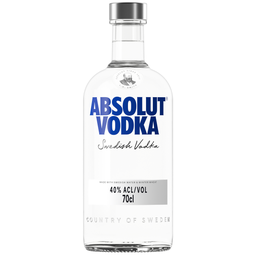 Absolut Vodka Suédoise 40% 70Cl