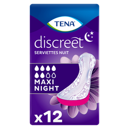TENA Serviettes Fuite Urinaire Maxi Night Discreet