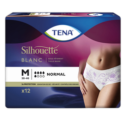 TENA Sous-vêtements taille basse normal taille M 38-46 12 culottes