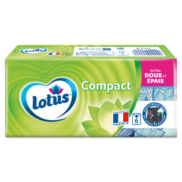 LOTUS Pañuelos Compact, los 6 estuches de 7 pañuelos