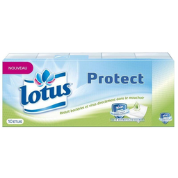 LOTUS Mouchoirs Protect X10