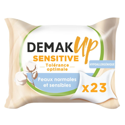 DEMAK'UP Toallitas Sensitive con agua micelar calmante 23 toallitas