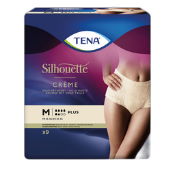 TENA Sous-vêtement taille haute plus crème 9 culottes