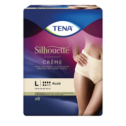 TENA Silhouette Sous-vêtement taille haute plus taille 46-56 8 pièces