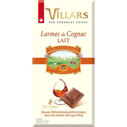 VILLARS chocol liqueur cognac remy martin tablette 100g