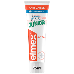 ELMEX Dentifrice anti-caries junior 6-12 ans 75ml