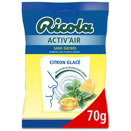 RICOLA Rebuçados de ervas sem açúcar 70 g