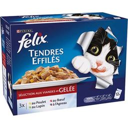 FELIX Pâtée Pour Chat Assortiment Viandes : Les 100 g