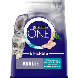PURINA ONE One bifensis croquettes aux poissons céréales pour chat 3kg