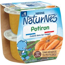 Nestle Naturnes Bol Au Potiron Dès 4 Mois 2X130G