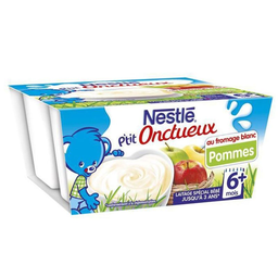NESTLE pti onct fromage blanc Pom4X100g